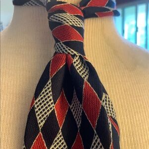 ERMENEGILDO ZEGNA LUXURY ITALIAN SILK DESIGNER NECKTIE